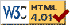 W3C HTML Validation Logo